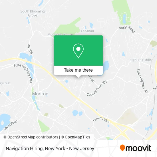 Navigation Hiring map