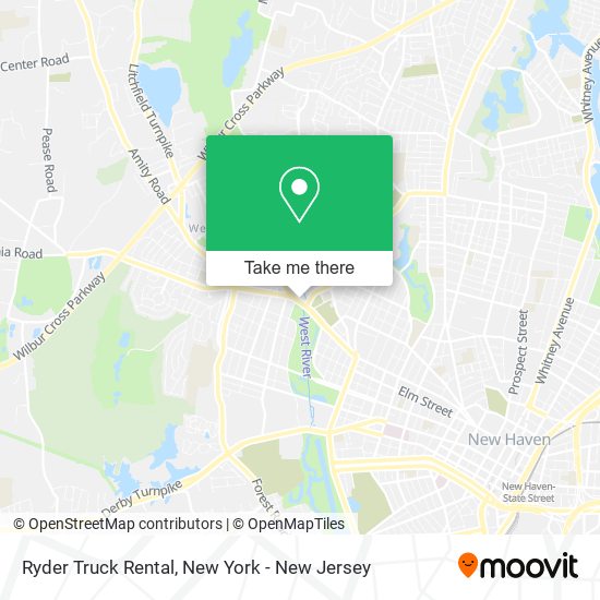 Ryder Truck Rental map