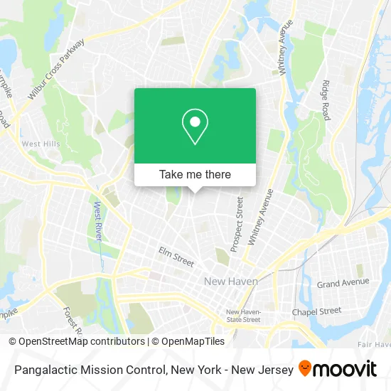 Pangalactic Mission Control map