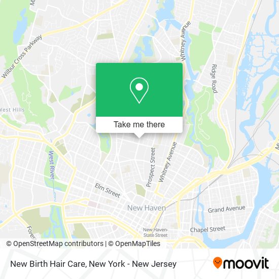 New Birth Hair Care map