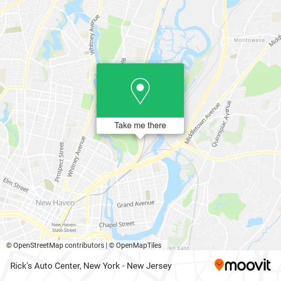 Rick's Auto Center map