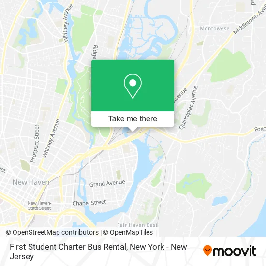 First Student Charter Bus Rental map