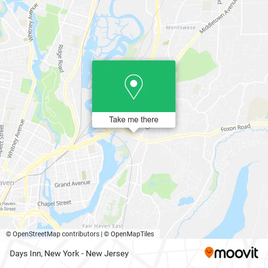 Days Inn map
