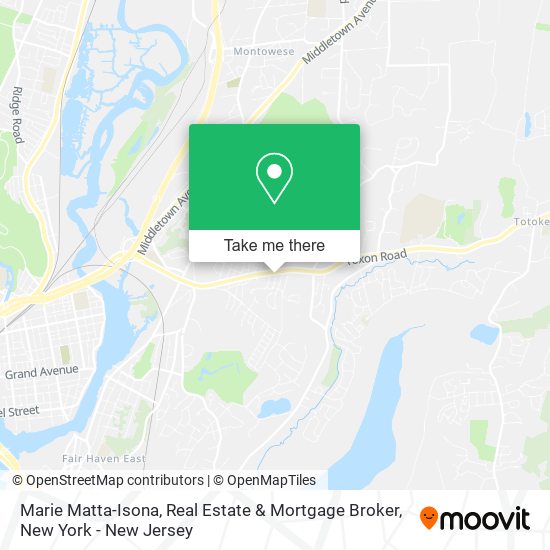 Marie Matta-Isona, Real Estate & Mortgage Broker map