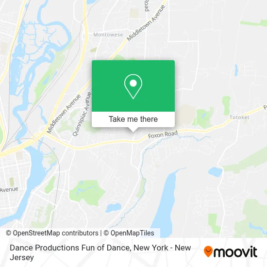 Dance Productions Fun of Dance map