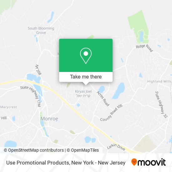 Use Promotional Products map