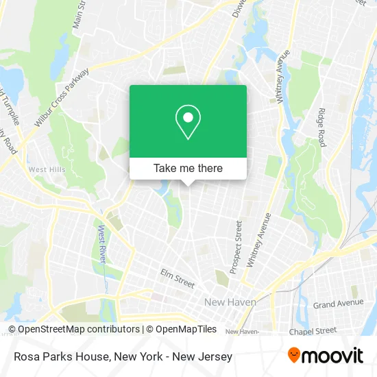 Rosa Parks House map