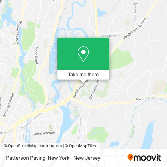 Patterson Paving map