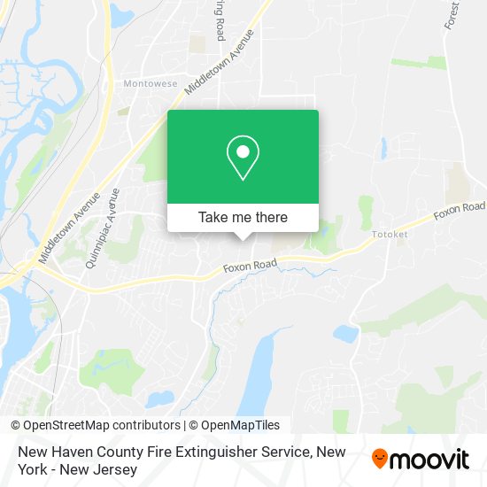 Mapa de New Haven County Fire Extinguisher Service
