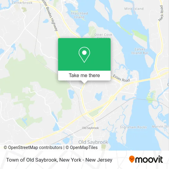 Town of Old Saybrook map