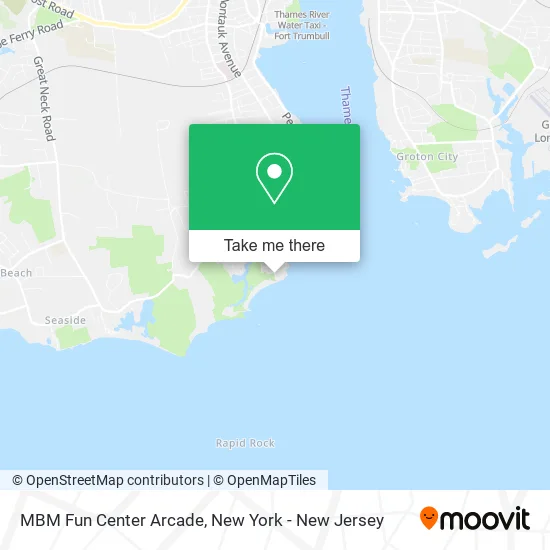MBM Fun Center Arcade map