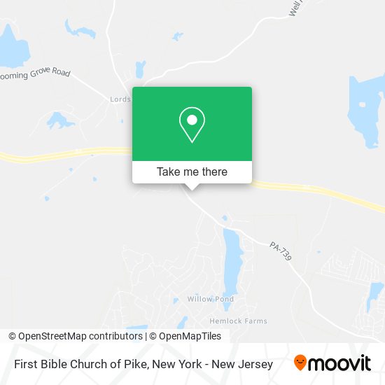 Mapa de First Bible Church of Pike