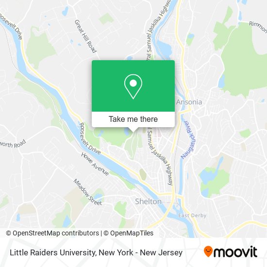 Little Raiders University map