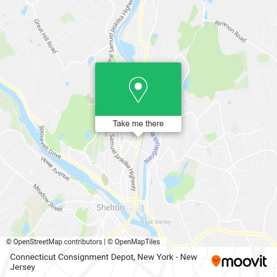Connecticut Consignment Depot map