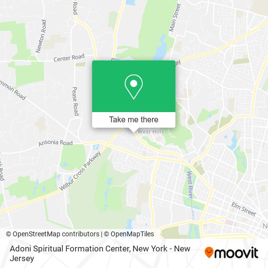 Adoni Spiritual Formation Center map