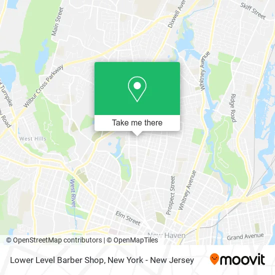 Lower Level Barber Shop map