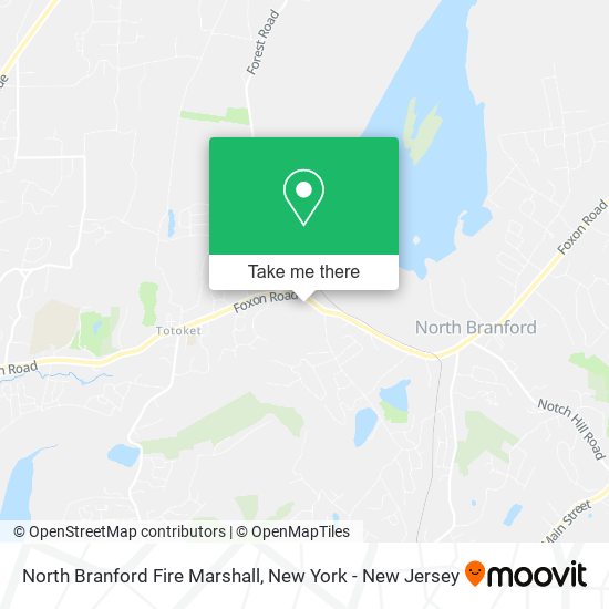 North Branford Fire Marshall map