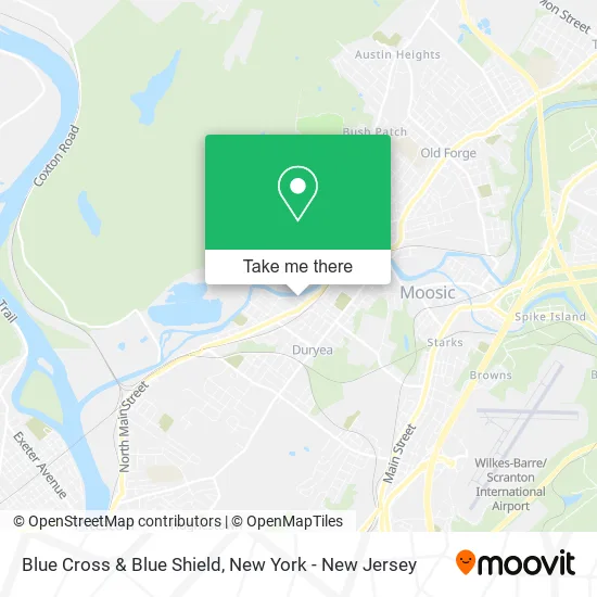 Blue Cross & Blue Shield map