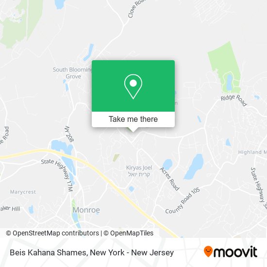 Mapa de Beis Kahana Shames