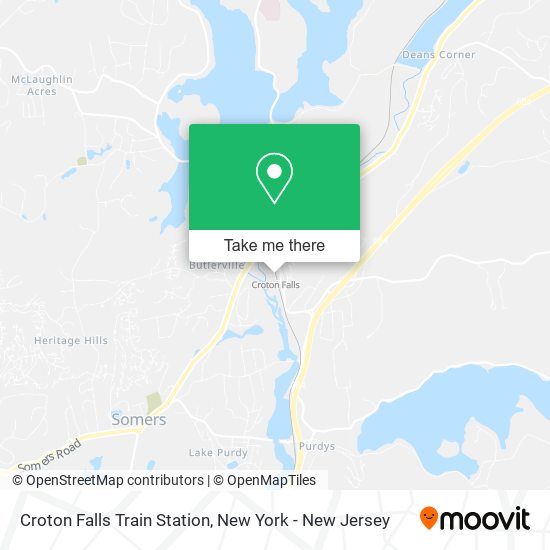 Mapa de Croton Falls Train Station