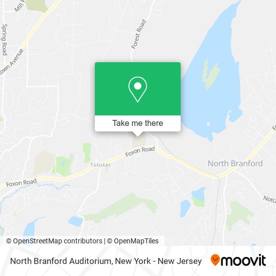 North Branford Auditorium map