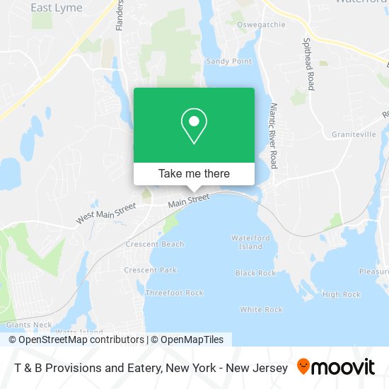 T & B Provisions and Eatery map