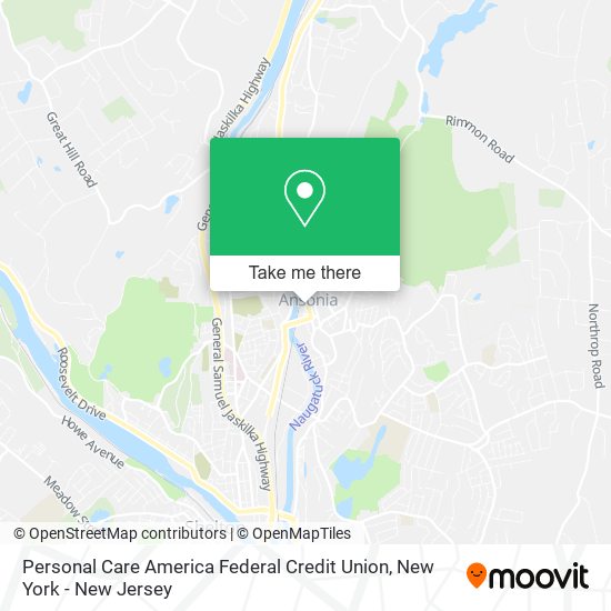 Personal Care America Federal Credit Union map