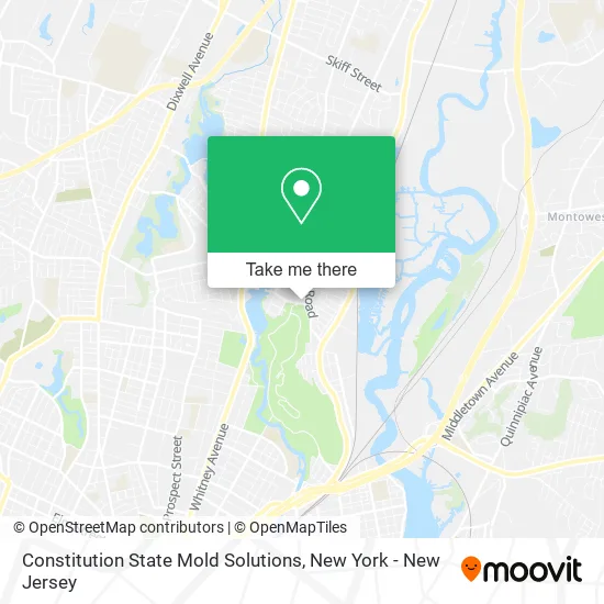 Constitution State Mold Solutions map
