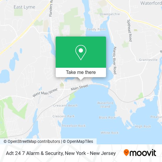 Mapa de Adt 24 7 Alarm & Security