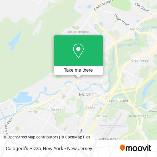 Calogero's Pizza map