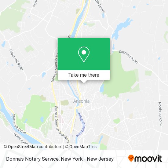 Mapa de Donna's Notary Service
