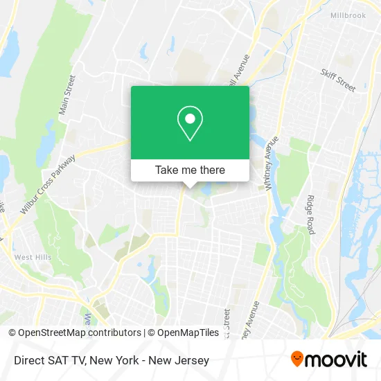 Direct SAT TV map