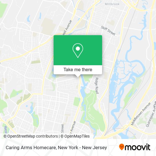 Caring Arms Homecare map