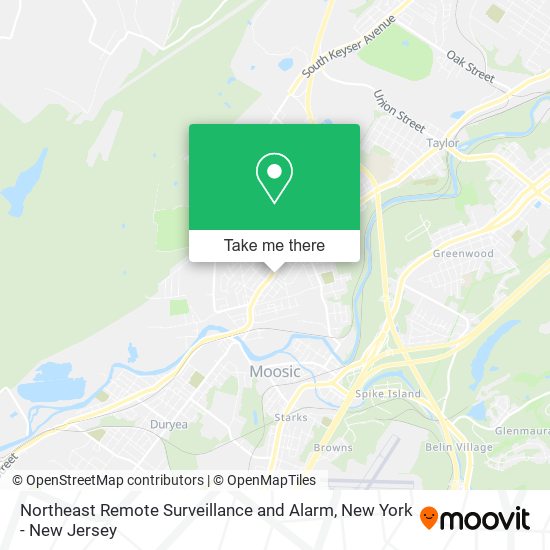 Northeast Remote Surveillance and Alarm map