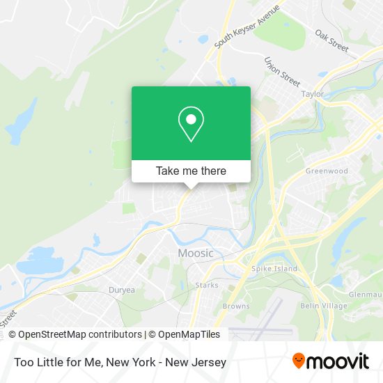 Mapa de Too Little for Me