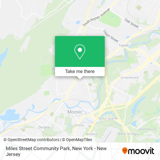 Miles Street Community Park map