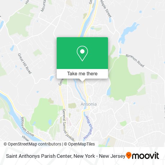 Saint Anthonys Parish Center map