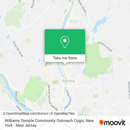 Mapa de Williams Temple Community Outreach Cogic