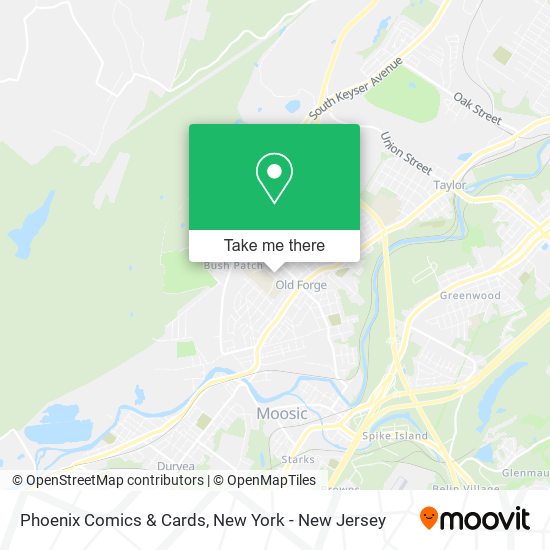Mapa de Phoenix Comics & Cards
