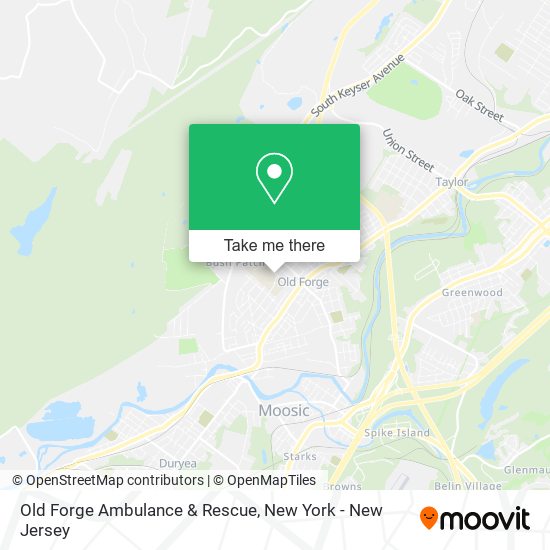 Mapa de Old Forge Ambulance & Rescue