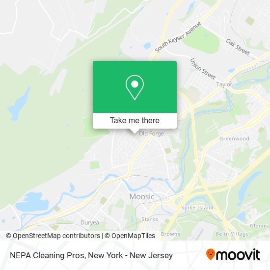 NEPA Cleaning Pros map