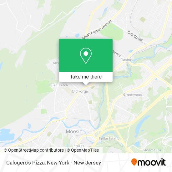 Calogero's Pizza map