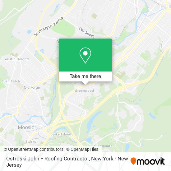 Mapa de Ostroski John F Roofing Contractor