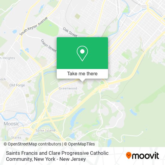 Saints Francis and Clare Progressive Catholic Community map