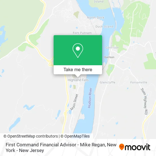 First Command Financial Advisor - Mike Regan map