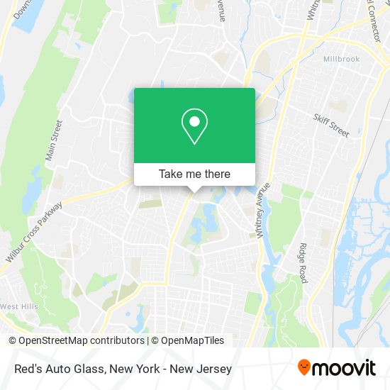 Red's Auto Glass map