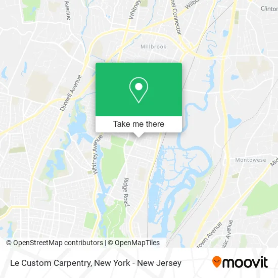 Le Custom Carpentry map