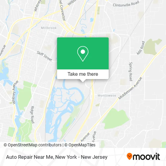 Auto Repair Near Me map