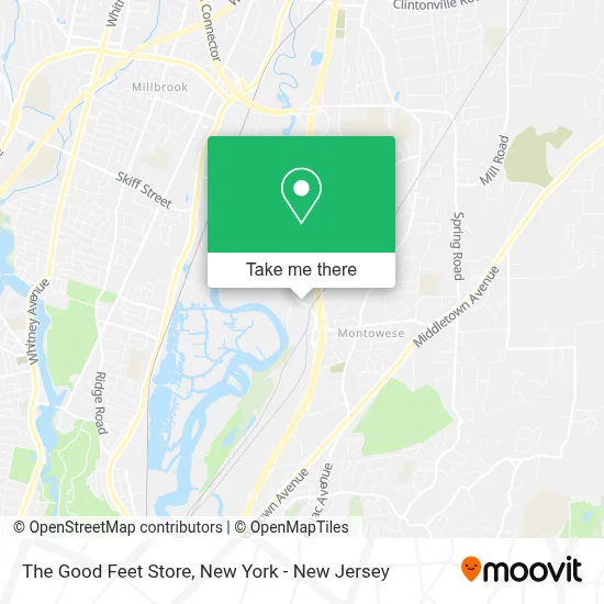 The Good Feet Store map