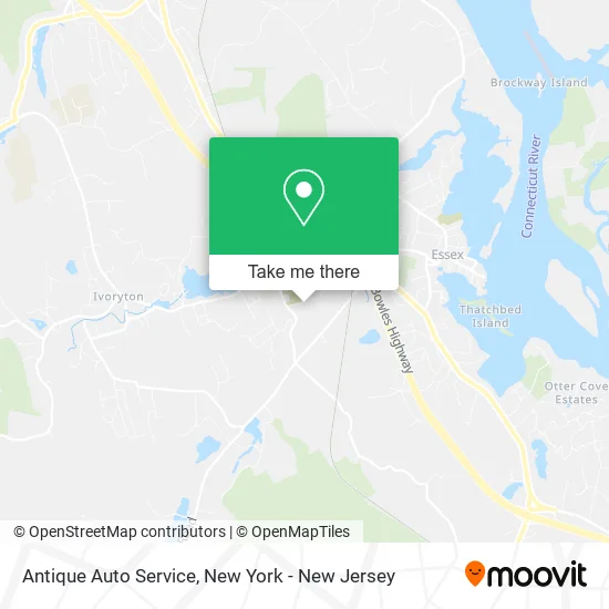 Antique Auto Service map